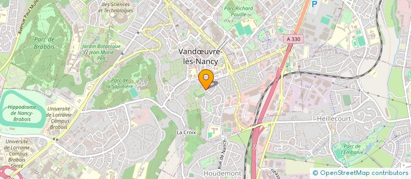 localisation de l'entreprise FEVES DU MONDE  VANDUVRE-LES-NANCY