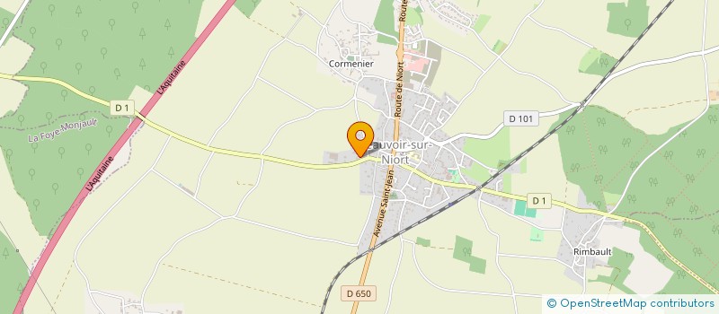 localisation de l'entreprise FEVRE  BEAUVOIR-SUR-NIORT