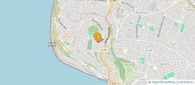 localisation de l'entreprise FEVRE GESTION  SAINTE-ADRESSE