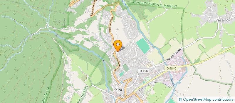 localisation de l'entreprise FEVRE/REYNOUARD  GEX