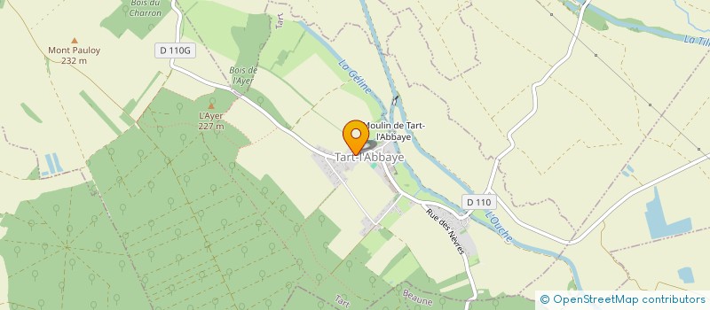 localisation de l'entreprise FEVRET JCM  TART