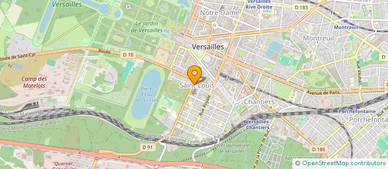 localisation de l'entreprise FEVRIER à VERSAILLES