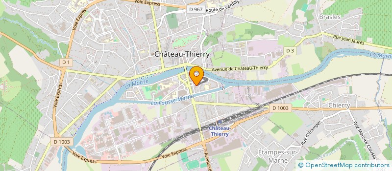 localisation de l'entreprise FEVRIER HOLDING  CHATEAU-THIERRY