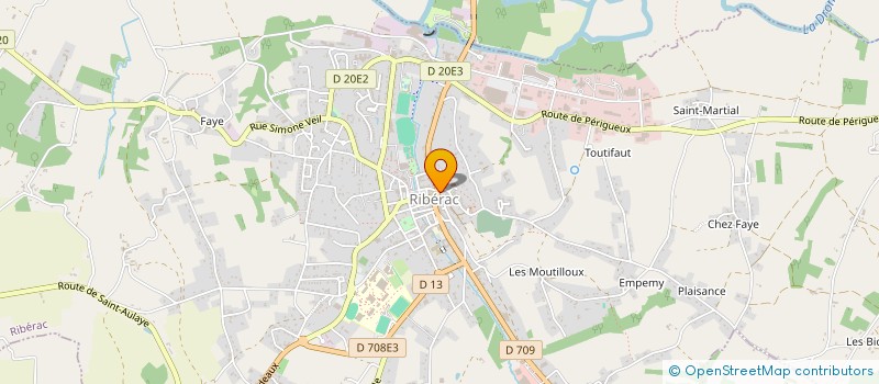 localisation de l'entreprise FEVRIER-LACOMBE-24  RIBERAC