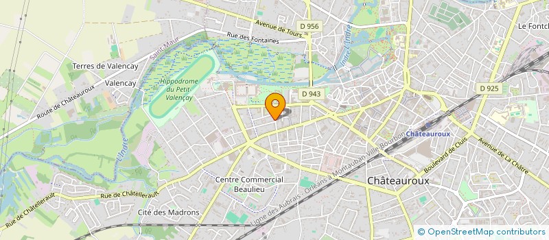 localisation de l'entreprise FEVRIER LOBRY à CHATEAUROUX