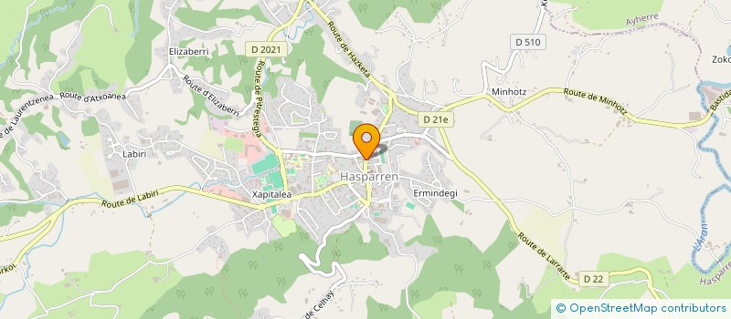 localisation de l'entreprise FEY à HASPARREN