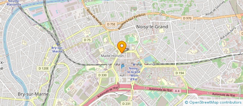 localisation de l'entreprise FEYBESSE à NOISY-LE-GRAND