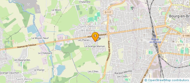 localisation de l'entreprise FEYDENTAL à SAINT-DENIS-LES-BOURG