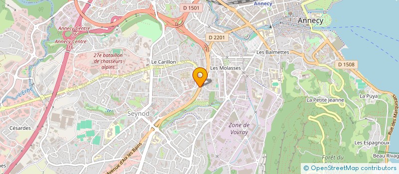 localisation de l'entreprise FEYIZ  ANNECY