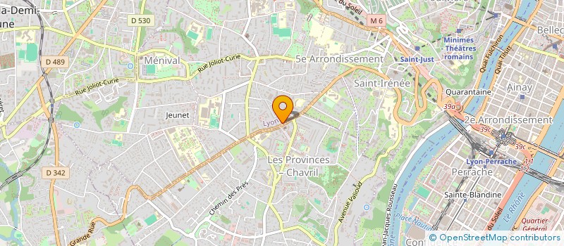 localisation de l'entreprise FEYO  LYON