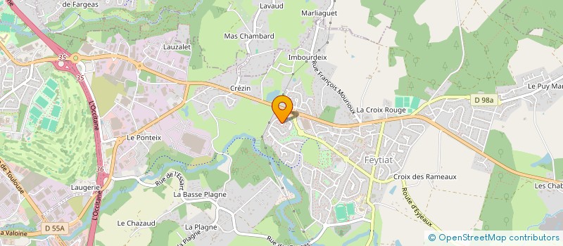 localisation de l'entreprise FEYTIAT NETTOYAGE à FEYTIAT