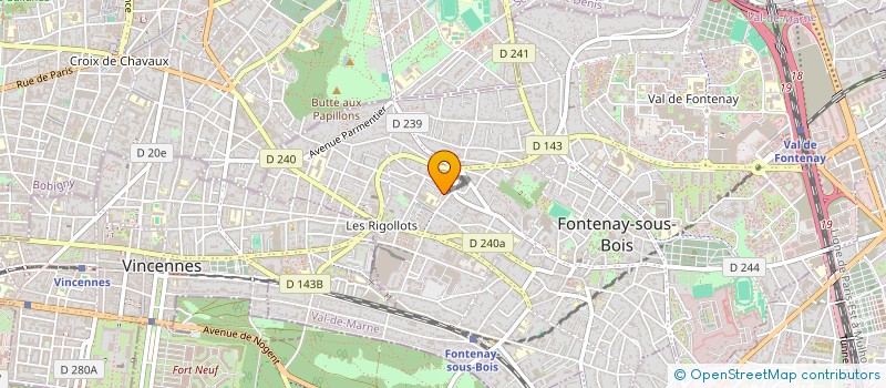 localisation de l'entreprise FEYU à FONTENAY-SOUS-BOIS