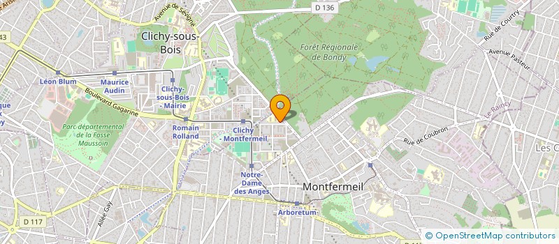 localisation de l'entreprise FEYYAT à MONTFERMEIL