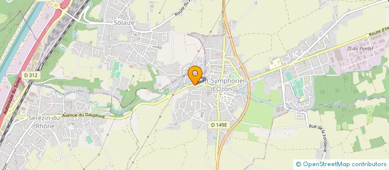 localisation de l'entreprise FEYZIN CONSTRUCTION  SAINT-SYMPHORIEN-D'OZON