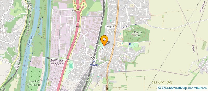 localisation de l'entreprise FEYZIN FOOTING  FEYZIN
