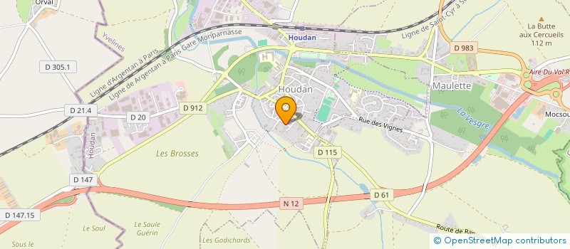 localisation de l'entreprise FEZARD ET ASSOCIES  HOUDAN