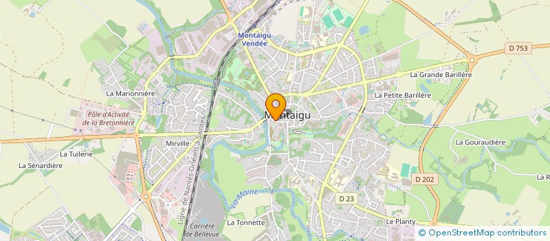 localisation de l'entreprise FF à MONTAIGU-VENDEE