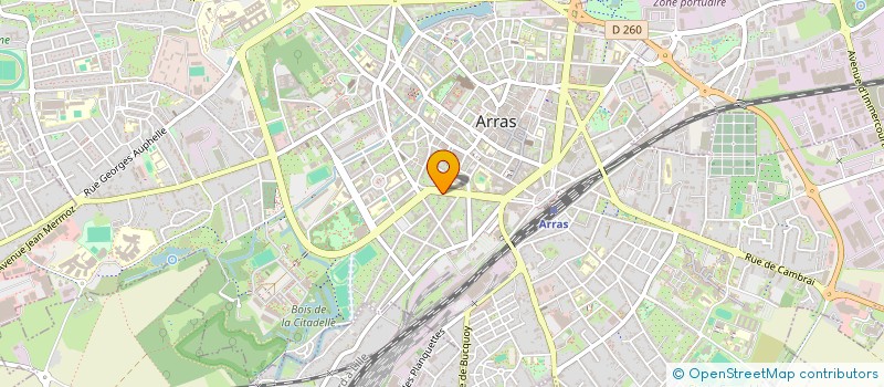 localisation de l'entreprise FF à ARRAS