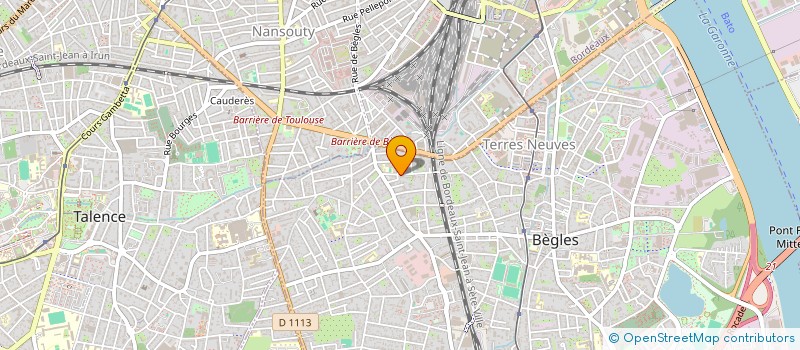 localisation de l'entreprise FF BATIMENT à BEGLES