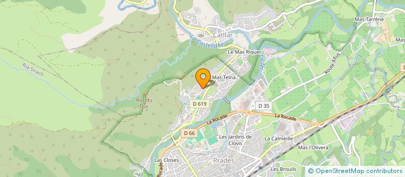localisation de l'entreprise FF CAPITAL à PRADES