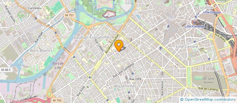 localisation de l'entreprise FF CATRY à LILLE