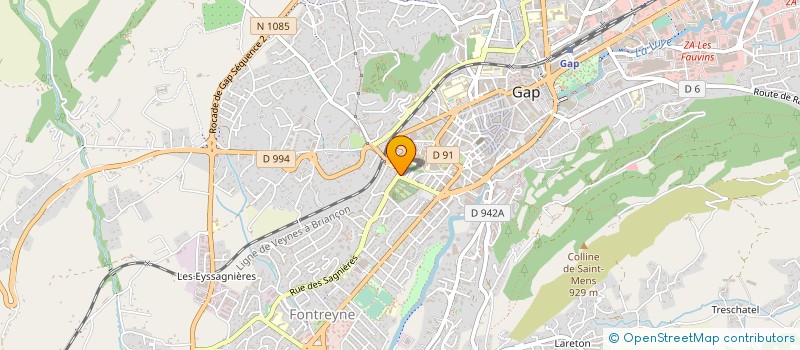 localisation de l'entreprise FF COACHING à GAP