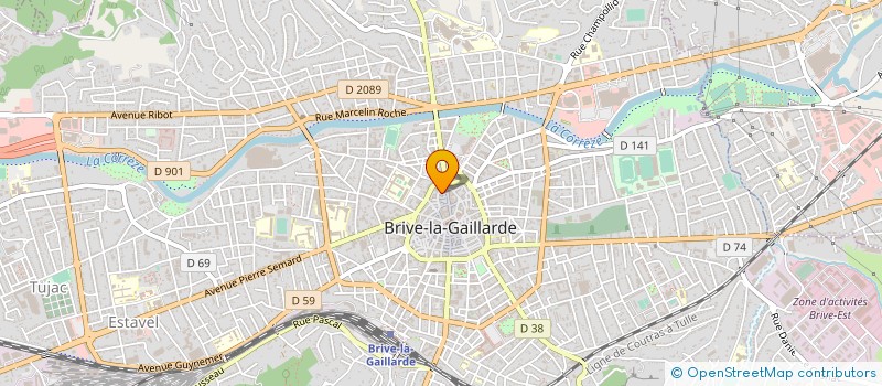 localisation de l'entreprise FF COFFEE  BRIVE-LA-GAILLARDE