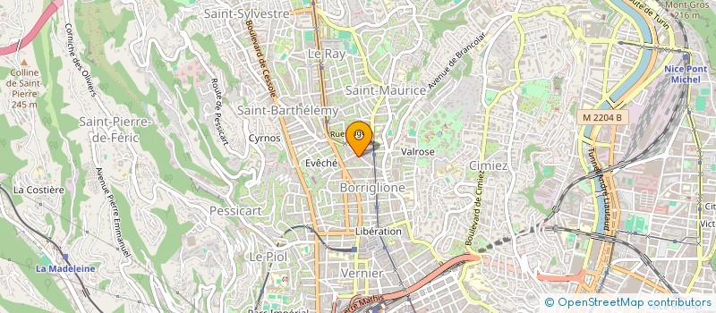 localisation de l'entreprise FF CONSTRUCTIONS à NICE