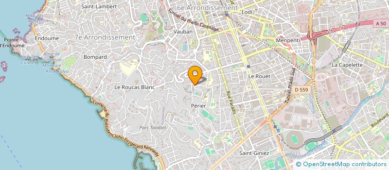 localisation de l'entreprise FF DRAGON à MARSEILLE