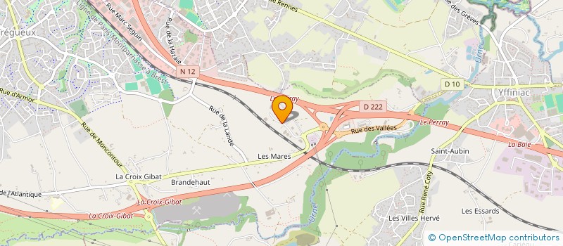 localisation de l'entreprise FF FONCIER  TREGUEUX