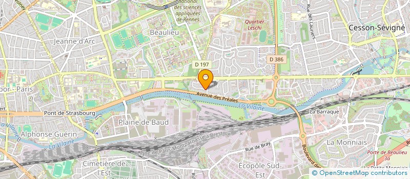 localisation de l'entreprise FF GWILEN  CESSON-SEVIGNE