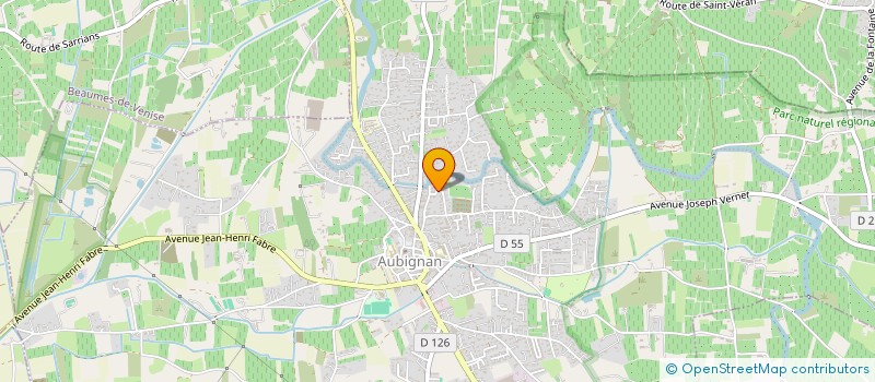 localisation de l'entreprise FF IMMO  AUBIGNAN