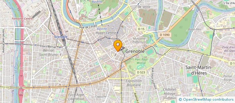 localisation de l'entreprise FF IMMOBILIER  GRENOBLE