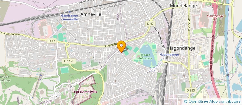 localisation de l'entreprise FF INVEST à HAGONDANGE