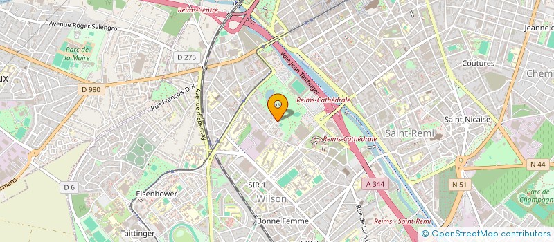 localisation de l'entreprise FF INVEST  REIMS