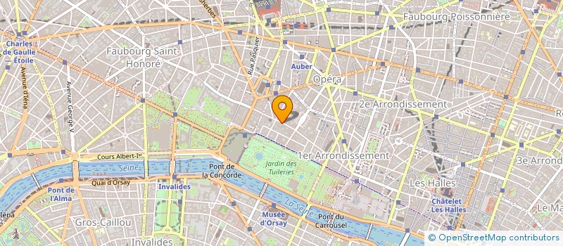 localisation de l'entreprise FF INVEST.  PARIS