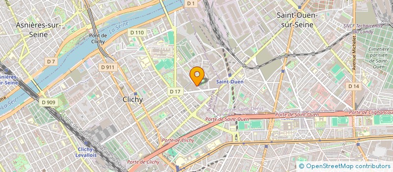 localisation de l'entreprise FF INVESTMENT  CLICHY