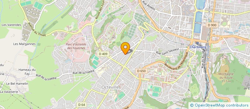 localisation de l'entreprise FF LES QUAIS  CHERBOURG-EN-COTENTIN