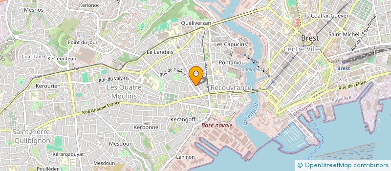 localisation de l'entreprise FF LOC à BREST