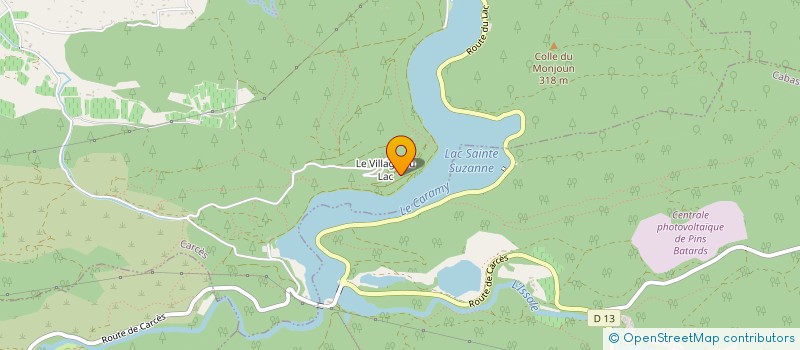 localisation de l'entreprise FF MACONNERIE  CARCES