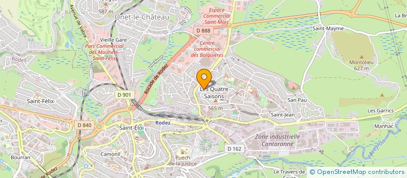 localisation de l'entreprise FF MONTAUBAN  ONET-LE-CHATEAU