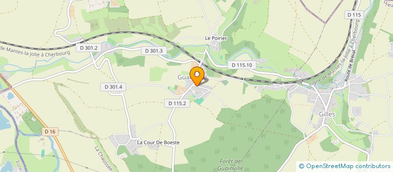 localisation de l'entreprise FF PRO à GUAINVILLE