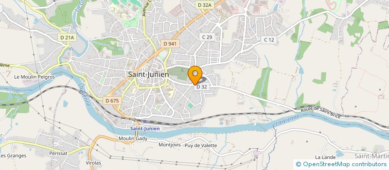 localisation de l'entreprise FF SERVICES à SAINT-JUNIEN