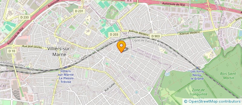 localisation de l'entreprise FF SIRIUS à ALFORTVILLE