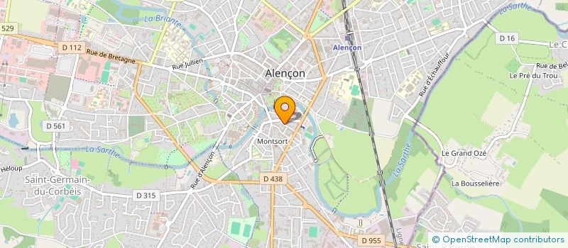 localisation de l'entreprise FF STUDIO à ALENCON