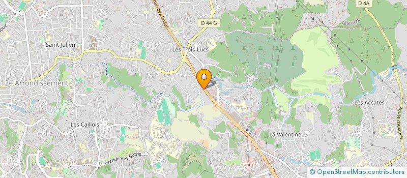 localisation de l'entreprise FF VALENTINE MENAGER à MARSEILLE