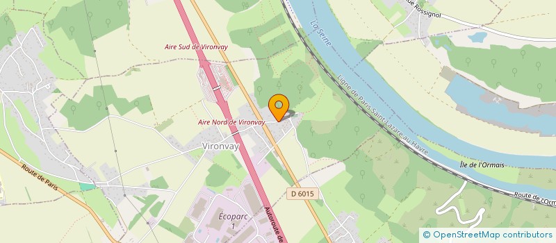 localisation de l'entreprise FF27  VIRONVAY