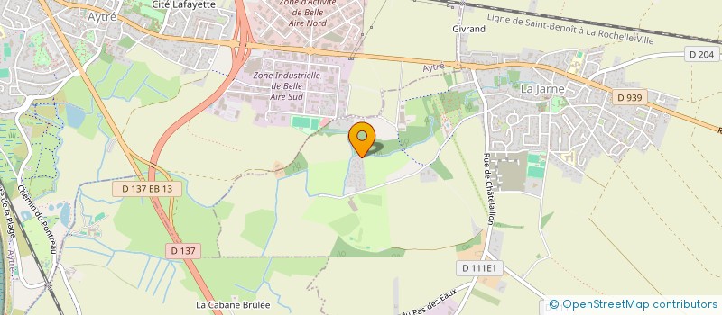 localisation de l'entreprise FF2M SCI  LA JARNE