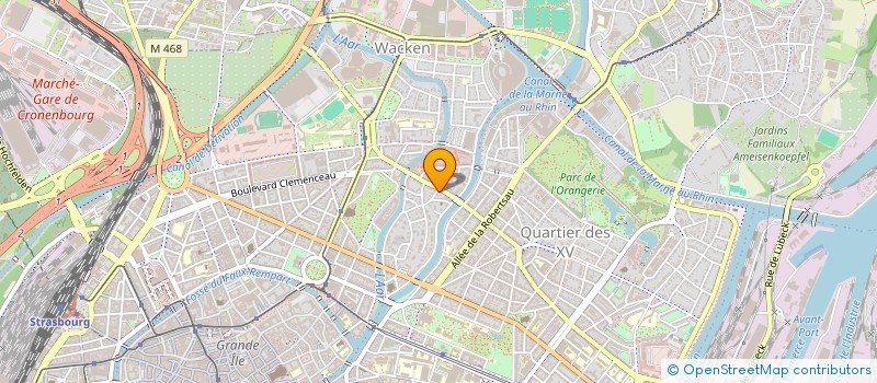 localisation de l'entreprise FFA à STRASBOURG