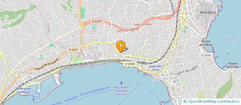 localisation de l'entreprise FFA BAT à ANTIBES